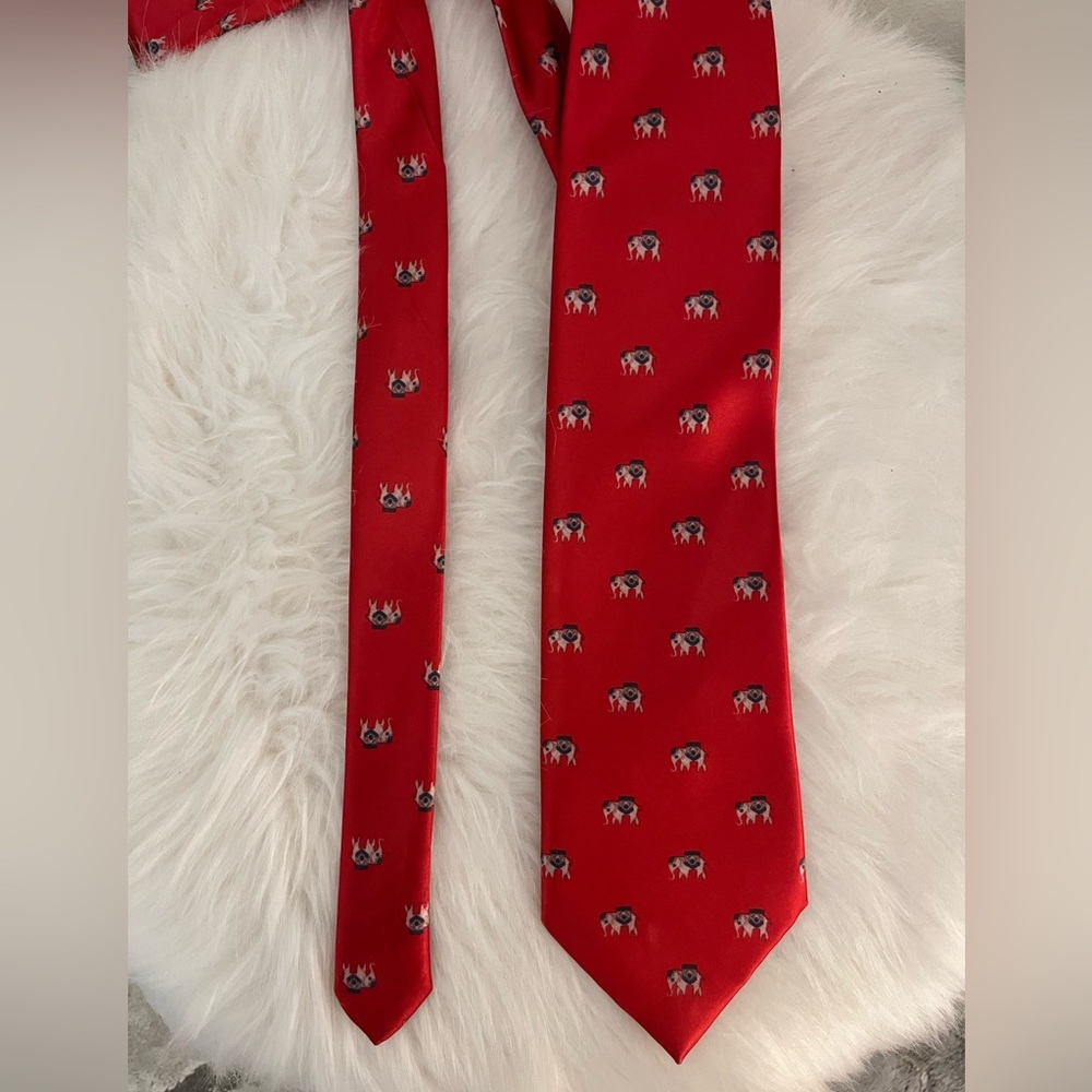 Shemoy Vintage Silk Lucky Elephant Neck Tie